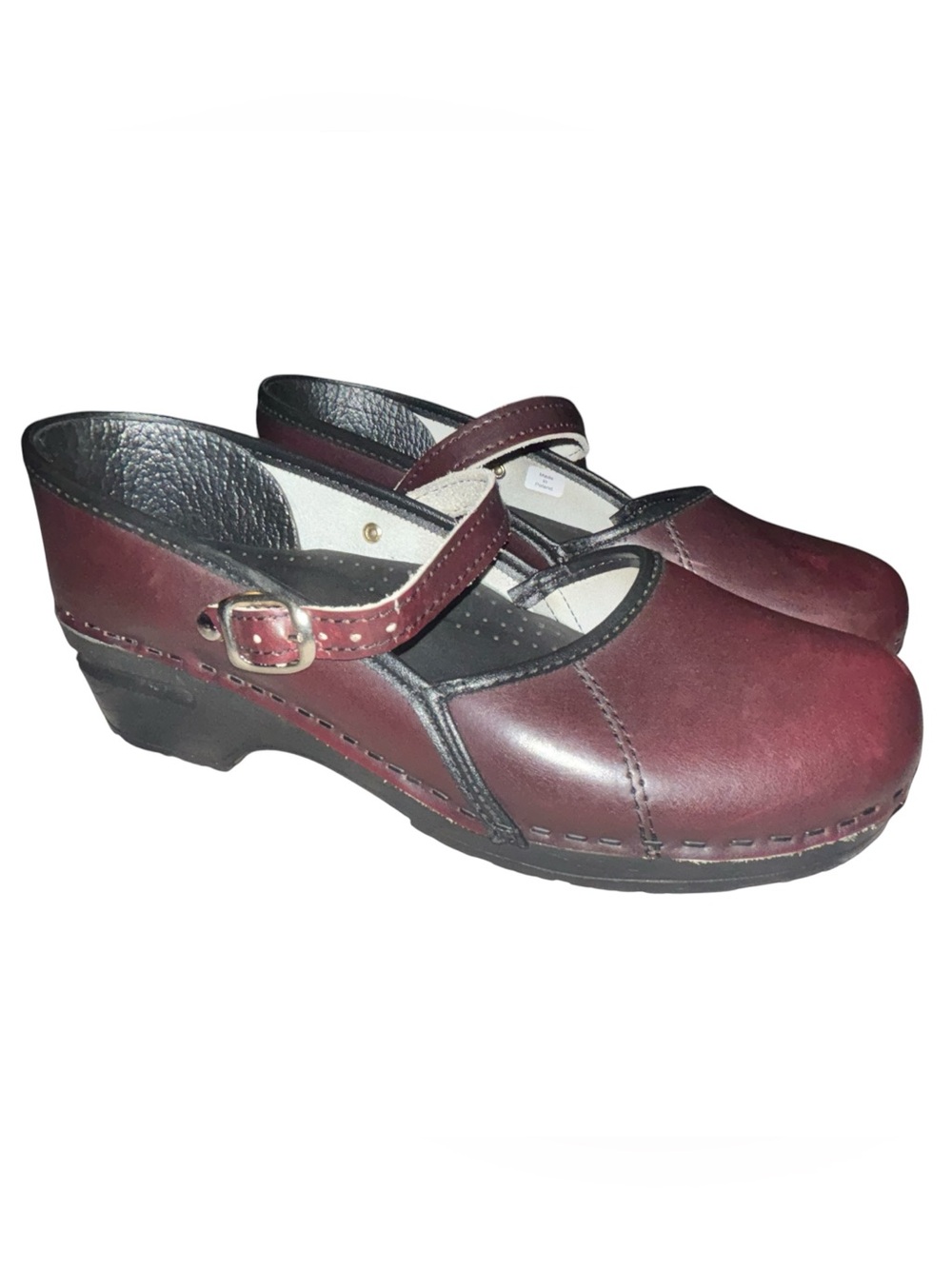 BJORK MARCELLA Mary Jane Cabrio Leather
Clogs BORDEAUX US 8.5/9